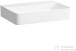 Laufen Val SaphirKeramik 60x42 cm-es csiszolt aljú mosdó csaplyuk és túlfolyó nélkül, fehér H8162830001121 (H8162830001121)