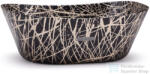 S.V.I.S. Design mosdó 50 cm LIBRA BASIC - PUNK fekete és pezsgő, matt lakk UBX. LIBRA. BC. 050.915. PU. 04.2 (UBX_LIBRA_BC_050_915_PU_04_2)