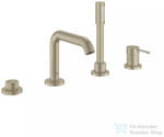 GROHE ESSENCE 4 üléses kádtöltő csaptelep zuhanyszettel, alaptest nélkül, brushed nikkel 25251EN1 (25251EN1)