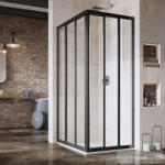 RAVAK SUPERNOVA ASRV3-75 75 cm-es zuhanyajtó (csak az egyik oldal), fekete+transparent 15V303R2Z1 (15V303R2Z1)