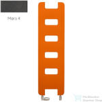 Radeco HEAVEN 1600x450 design radiátor, MARS 4 (metál antracit) színben (Radeco_HEAVEN_MARS4)