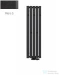 Radeco CALLE 3 1200x340 design radiátor akasztókkal, MARS 5 (antracit) színben (Radeco_CALLE_3_MARS5)