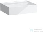 Laufen Kartell 45x34 cm-es csiszolt aljú mosdó csaplyuk és túlfolyó nélkül, fehér H8183300001121 (H8183300001121)