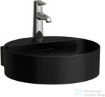 Laufen Val SaphirKeramik 40x42, 5 cm-es csiszolt aljú mosdó, matt fekete H8132817161041 (H8132817161041)