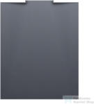 Laufen NIA zuhanytálca 100x80 cm, Marbond kompozit anyagból, lefolyó a falon belül, Antracit H2100320780001 (H2100320780001)