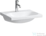 Laufen Lua 55x46 cm-es csiszolt aljú mosdó egy csaplyukkal, túlfolyó nélkül, LCC bevonattal, H8160824001561 (H8160824001561)