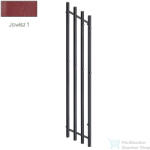 Radeco FUEGO KOLOR 1650x290 balos design radiátor, JOWISZ 1 (matt bordó) színben (Radeco_FUEGO_L_JOWISZ1)