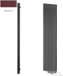 Radeco TORGET PLUS 1 1800x334 design radiátor, JOWISZ 2 (metál bordó) színben (Radeco_TORGET_PLUS_1_JOWISZ2)