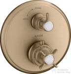 Hansgrohe Axor Montreux termosztátos falsík alatti kád/zuhany csaptelep, szálcsiszolt bronz 16800140 (16800140)