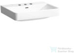 Laufen Pro S 60x46, 5 cm-es csiszolt aljú mosdó 3 csaplyukkal, LCC bevonattal, fehér H8169634001081 (H8169634001081)