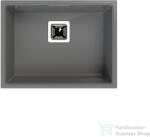 LunArt Soma 55x42 cm-es öntött gránit mosogató medence szifon nélkül, Light grey 5999123007599 (5999123007599)