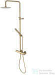 SAPHO ULTRAMIX zuhanyoszlop, zuhanyszettel és fejzuhannyal, matt arany (UT139G) (UT139G) - furdoszoba-szaniter