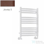 Radeco ENZO AK1-600/EL 415x630 törölközőszárítós radiátor, JOWISZ 5 (matt barna) színben (Radeco_ENZO_AK1_600_EL_JOWISZ5)