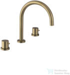 SAPHO ULTRAMIX három üléses mosdó csaptelep, matt arany (UT017G) (UT017G)