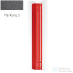 Radeco CARRERA N 1800x235 sarokba építhető, íves design radiátor, MERKURY 5 (metál sötétszürke) színben (Radeco_CARRERA_N_MERKURY5)