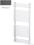 Radeco SARA E A1-500/SPE 496x550 törölközőszárítós radiátor, MERKURY 5 (metál sötétszürke) színben (Radeco_SARA_E_A1_500_SPE_MERKURY5)