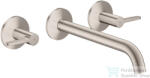 Hansgrohe AXOR ONE falsík alatti mosdó csaptelep 22 cm-es kifolyóval, rozsdamentes acél hatású 48431800 (48431800)