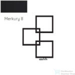 Radeco LOCO 3 MINI 707x500 design radiátor, MERKURY 8 (selyemfényű fekete) színben, balos (Radeco_LOCO_3_MINI_B_MERKURY8)