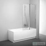 RAVAK CHROME CVS2-100 100 cm-es jobbos kádparaván, szatén+transparent 7QRA0U00Z1 (7QRA0U00Z1)