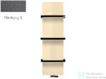 Radeco WALL NEW 1790x470 design radiátor törölközőtartó nélkül, MERKURY 5 (metál sötétszürke) színben (Radeco_WALL_NEW_MERKURY5)