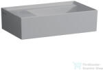 Laufen Kartell By Laufen 46x28 cm-es kézmosó, csaplyukk és túlfolyó nélkül, speciális rejtett lefolyóval, matt szürke H8153357591121 (H8153357591121)