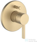 Laufen Kartell By Laufen falsík alatti kád /zuhany csaptelep vákuum megszakítóval, PVD matt arany H3213360830101 (H3213360830101)