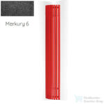 Radeco CARRERA N 1800x235 sarokba építhető, íves design radiátor, MERKURY 6 (metál fekete) színben (Radeco_CARRERA_N_MERKURY6)