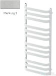 Radeco BILLY 3 1265x530 törölközőszárítós radiátor, MERKURY 1 (metál ezüst) színben (Radeco_BILLY_3_MERKURY1)