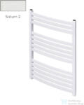 Radeco ENZO AK2-500/EL 715x530 törölközőszárítós radiátor, SATURN 2 (matt fehér) színben (Radeco_ENZO_AK2_500_EL_SATURN2)