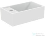 Ideal Standard TEMPO 37x21 cm-es falra/bútorra szerelhető mosdó bal oldali csaplyukkal, matt fehér E2113V1 (E2113V1)