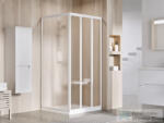 RAVAK SUPERNOVA ASDP3+APSS 80x90 cm-es tolóajtós zuhanykabin fix oldalfallal, fehér/grape 00V401R2ZGSET80APSS90 (00V401R2ZGSET80APSS90)