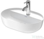 Duravit LUV 500x350 mm-es ráültethető mosdó, fehér/szatén fehér matt 0380502600 (0380502600)