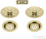 BLANCO InFino szett 2 medencéhez satin gold 203477 (203477)