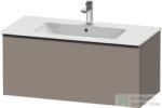 Duravit D-NEO 1010x462 mm-es 1 fiókos alsószekrény 233610 mosdóhoz, Basalt Matt Decor DE426304343 (DE426304343)