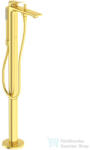 Ideal Standard CONCA szabadon álló kádtöltő csaptelep zuhanyszettel, alaptest nélkül, Brushed gold BD460A2 (BD460A2)