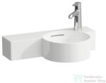 Laufen Val SaphirKeramik 55x31, 5 cm-es kézmosó, bal oldali pulttal, LCC Active bevonattal, fehér H815284A001061 (H815284A001061)