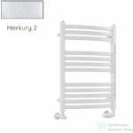 Radeco ENZO AK1-600/EL 415x630 törölközőszárítós radiátor, MERKURY 2 (ezüst) színben (Radeco_ENZO_AK1_600_EL_MERKURY2)