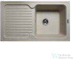 LunArt Dante 86, 1x49x, 6 cm-es öntött gránit mosogató medence szifon nélkül, Sand 5999123000286 (5999123000286)