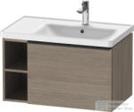Duravit D-NEO 784x452 mm-es 1 fiókós, nyitott polcos függesztett szekrény 237080 mosdóhoz, Oak Terra DE425703535 (DE425703535)
