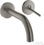 GROHE ATRIO falsík alatti mosdó csaptelep 18, 5 cm-es kifolyóval, leeresztő és belső egység nélkül, Brushed Hard Graphite 29410AL0 (29410AL0)