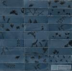 Marazzi Rice Decoro Leaf Blu Lux 5x15 cm-es padlólap M96W (M96W)