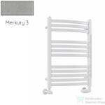 Radeco ENZO AK1-600/EL 415x630 törölközőszárítós radiátor, MERKURY 3 (metál világosszürke) színben (Radeco_ENZO_AK1_600_EL_MERKURY3)