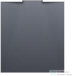 Laufen NIA zuhanytálca 100x90 cm, Marbond kompozit anyagból, lefolyó a falon belül, Antracit H2100360780001 (H2100360780001)