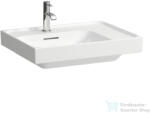 Laufen MEDA 60x46 cm-es csiszolt aljú mosdó jobb oldali polccal, LCC bevonattal, fehér H8181114001041 (H8181114001041)