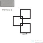 Radeco LOCO 3 MINI 707x500 design radiátor, MERKURY 3 (metál világosszürke) színben, balos (Radeco_LOCO_3_MINI_B_MERKURY3)