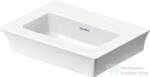 Duravit WHITE TULIP 450x330 mm-es bútorral aláépíthető csaplyuk nélküli mosdó Wondergliss bevonattal, 07374500701 (07374500701)