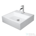 Duravit VERO AIR 50x47 cm-es csiszolt mosdó túlfolyó nélkül, Wondergliss bevonattal, 23505000711 (23505000711)