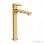 Ideal Standard CONNECT AIR magasított mosdó csaptelep leeresztő nélkül, Brushed gold A7027A2 (A7027A2)
