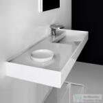 Laufen Kartell By Laufen 120x46 cm-es mosdó, speciálisan fedett lefolyóval, fehér H8133330001111 (H8133330001111)