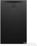 Laufen Pro 130x80 Marbond kompozit zuhanytálca, lefolyó a rövid oldalon, Matt fekete H2159550800001 (H2159550800001)